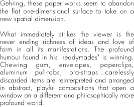 Gehring, these paper works seem